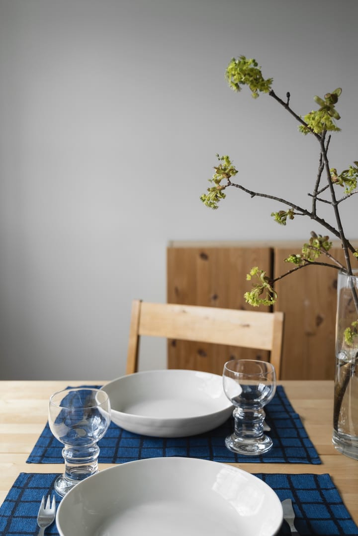 Mantel individual Rutig, Blue-black Fine Little Day