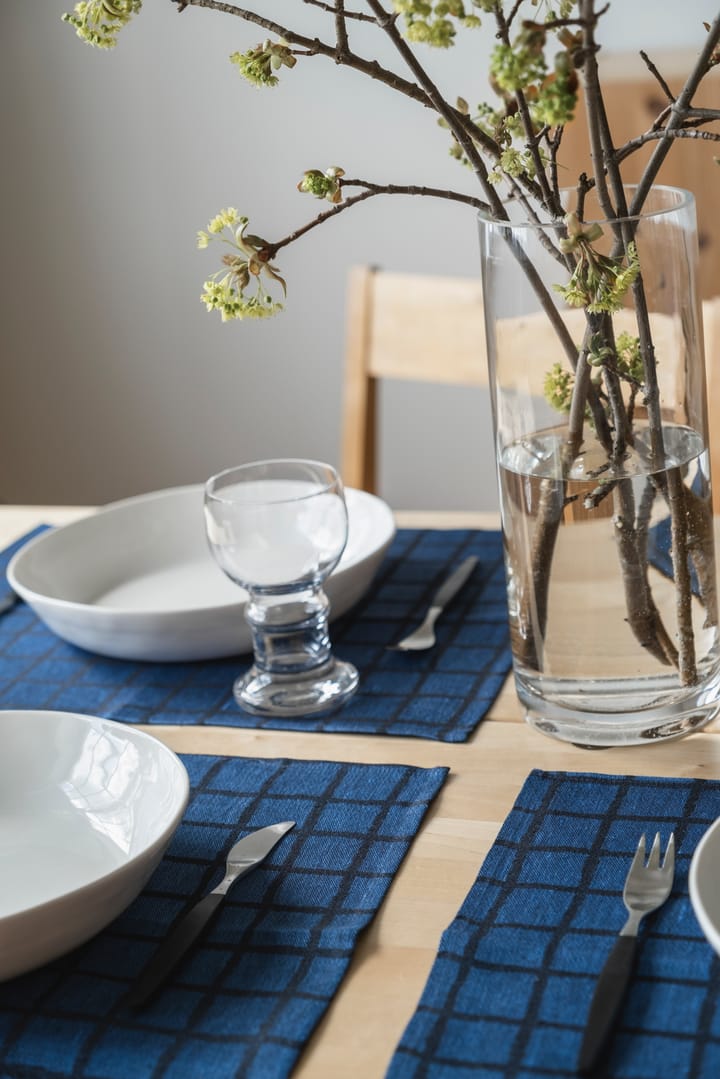 Mantel individual Rutig, Blue-black Fine Little Day