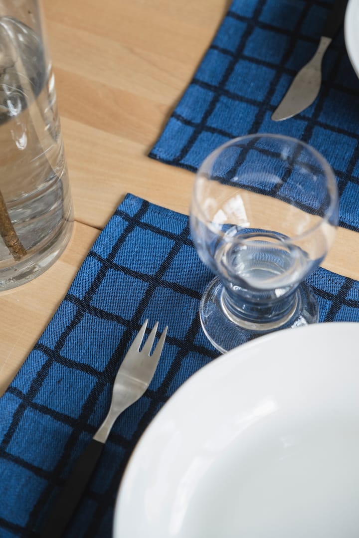 Mantel individual Rutig, Blue-black Fine Little Day