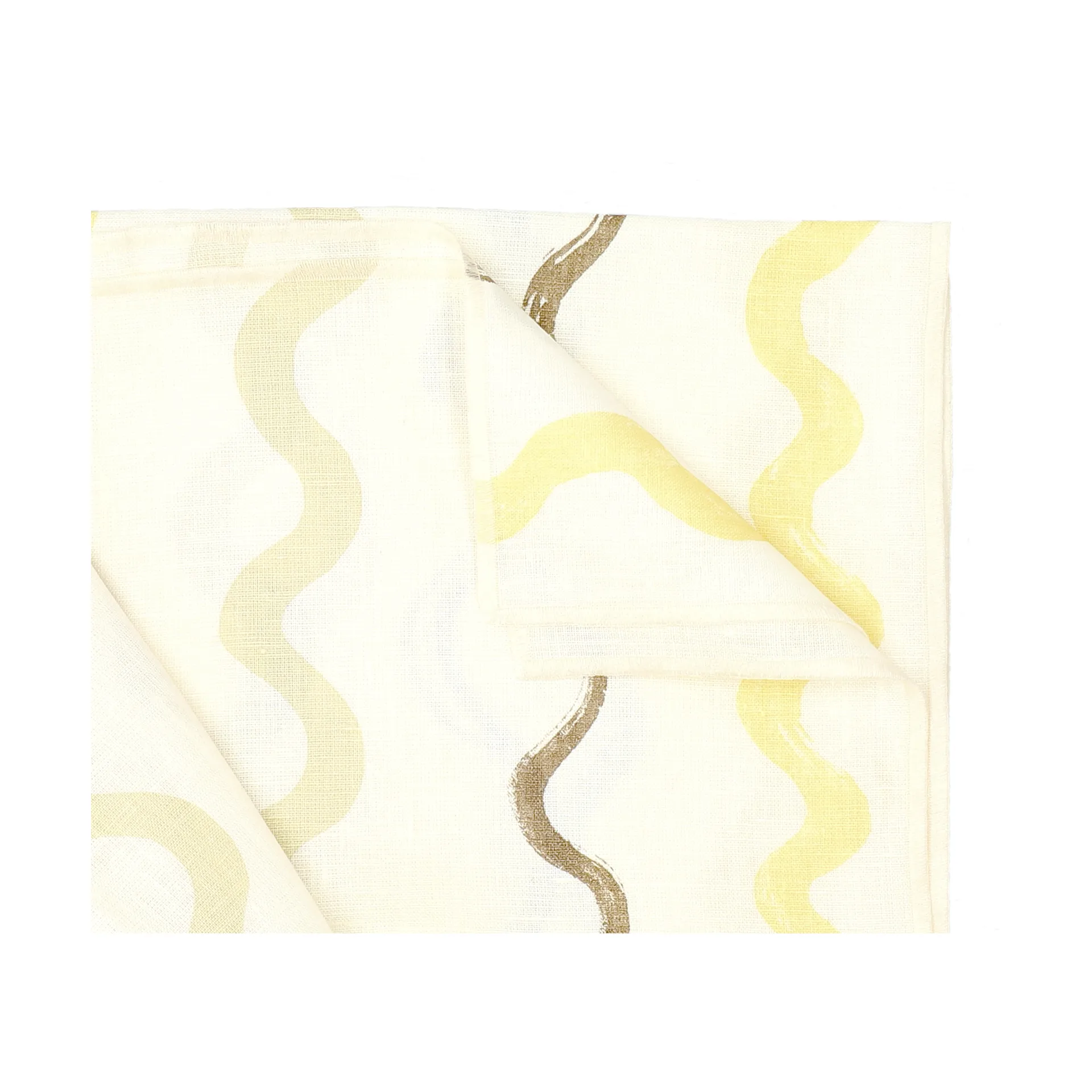 Mantel Randig 149x250 cm, White-yellow Fine Little Day