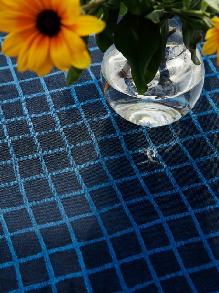 Mantel Rutig jacquard 147x147 cm, Blue-black Fine Little Day
