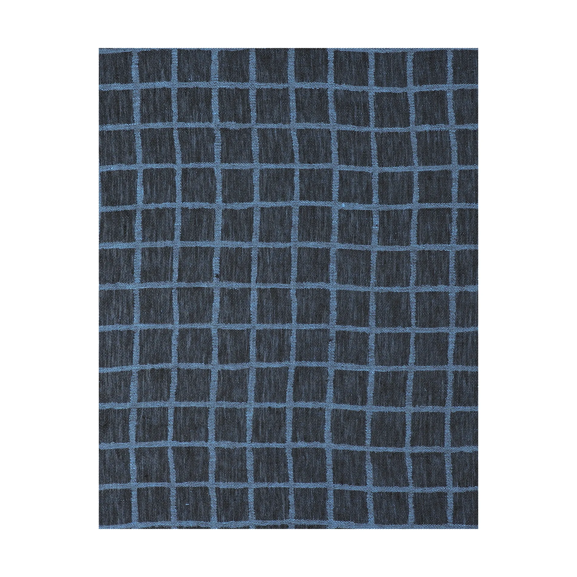 Mantel Rutig jacquard 147x250 cm, Blue-black Fine Little Day