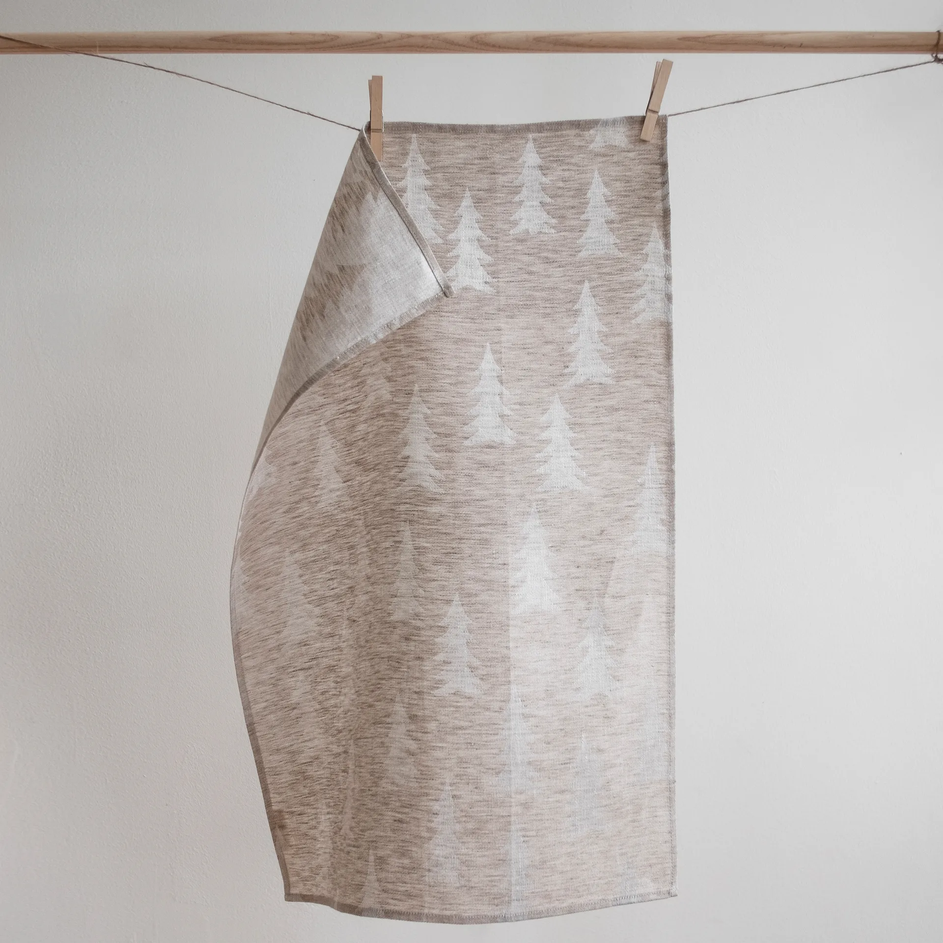 Paño de cocina Gran, lino, Sand Fine Little Day