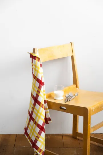 Paño de cocina Grid - Amarillo, 58x58 cm - Fine Little Day