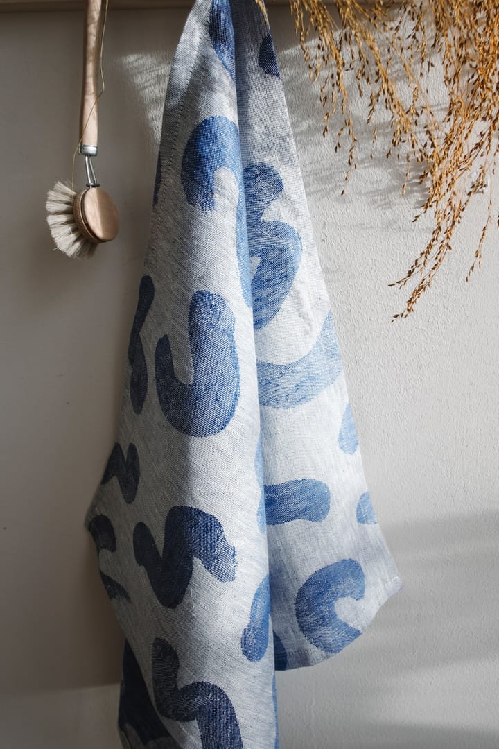 Paño de cocina Udon 58x58 cm - azul-blanco - Fine Little Day