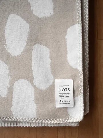 Plaid Dots 140x180 cm - Beige - Fine Little Day