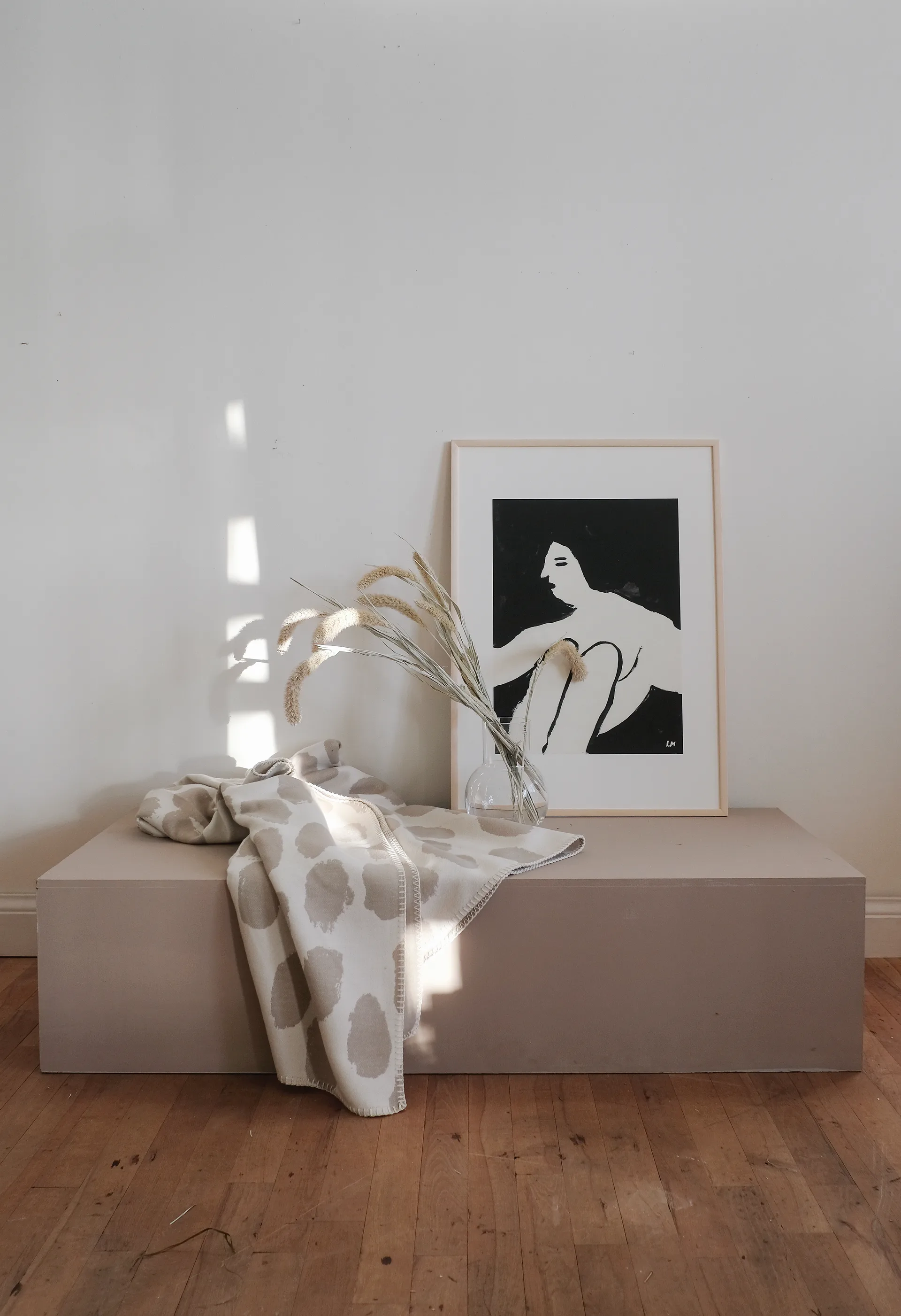 Plaid Dots 140x180 cm, Beige Fine Little Day