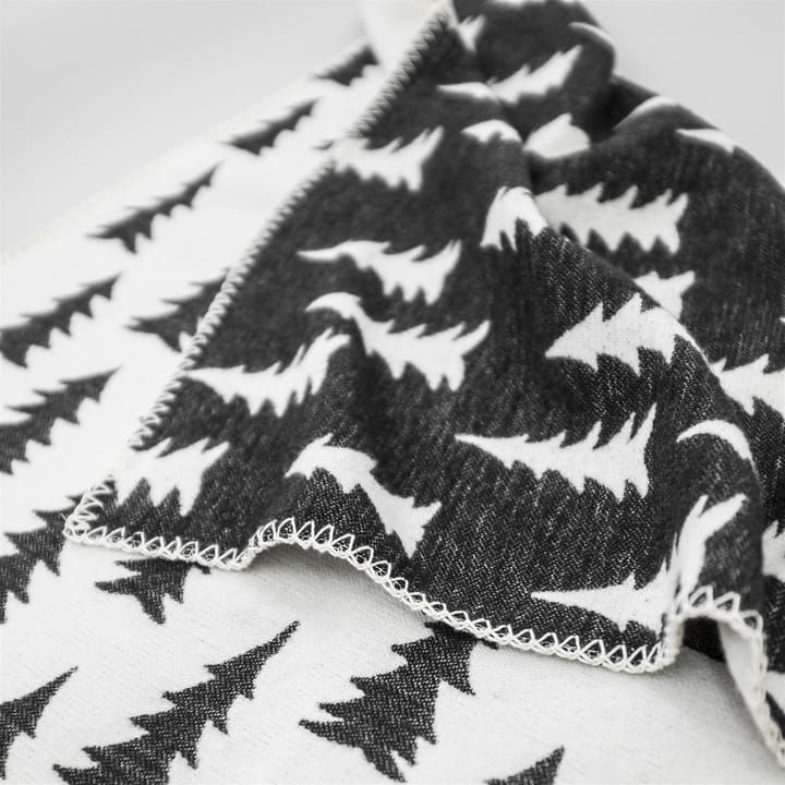 Plaid infantil Gran, algodón, blanco-negro Fine Little Day