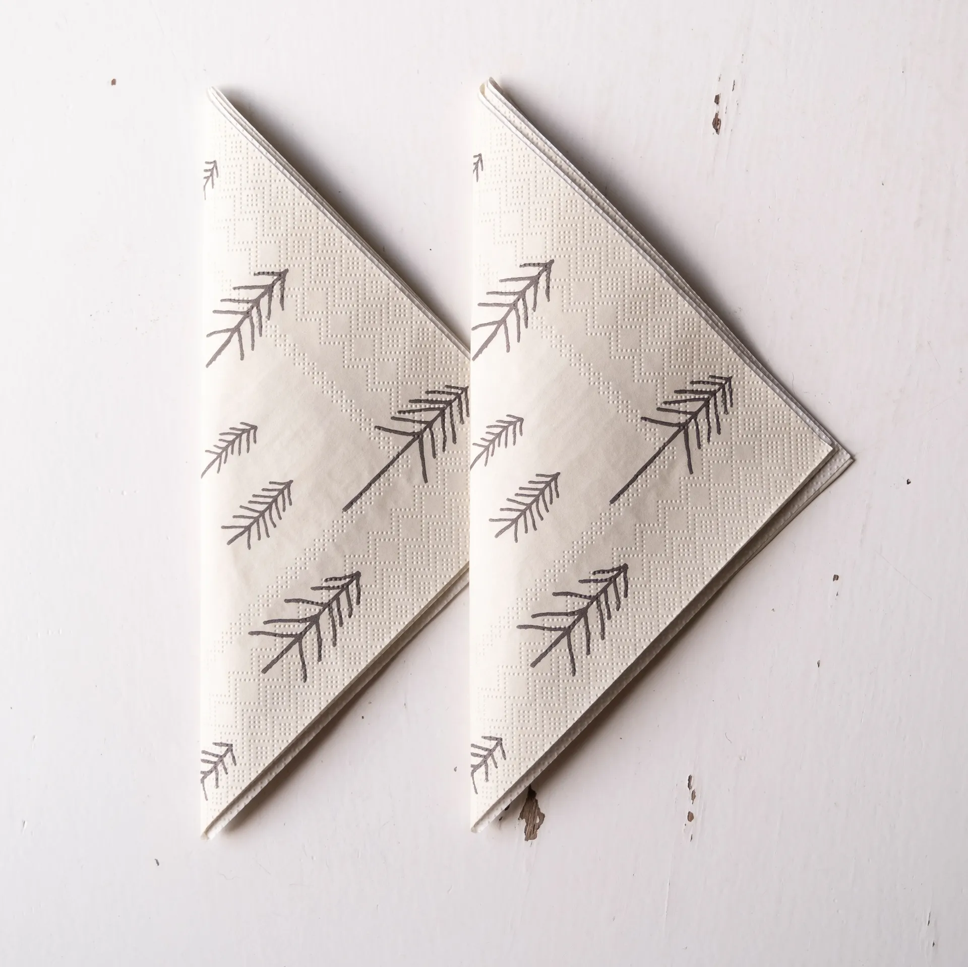 Servilleta Tall, set de 25, Natural-marrón Fine Little Day