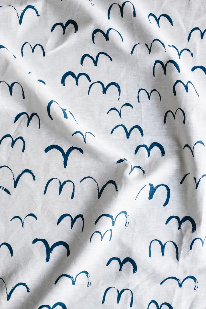 Tela Bird, blanco-azul Fine Little Day