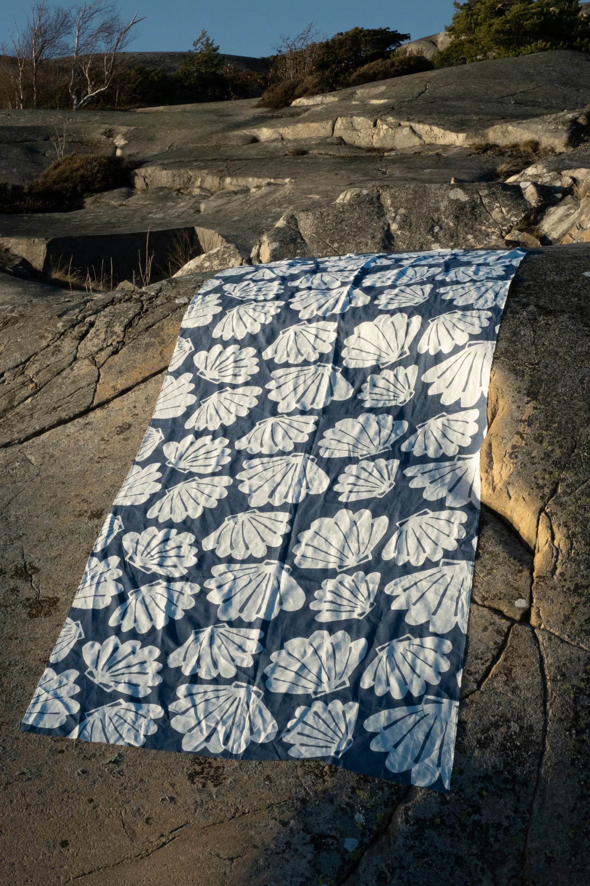 Tela Snäcka, azul Fine Little Day