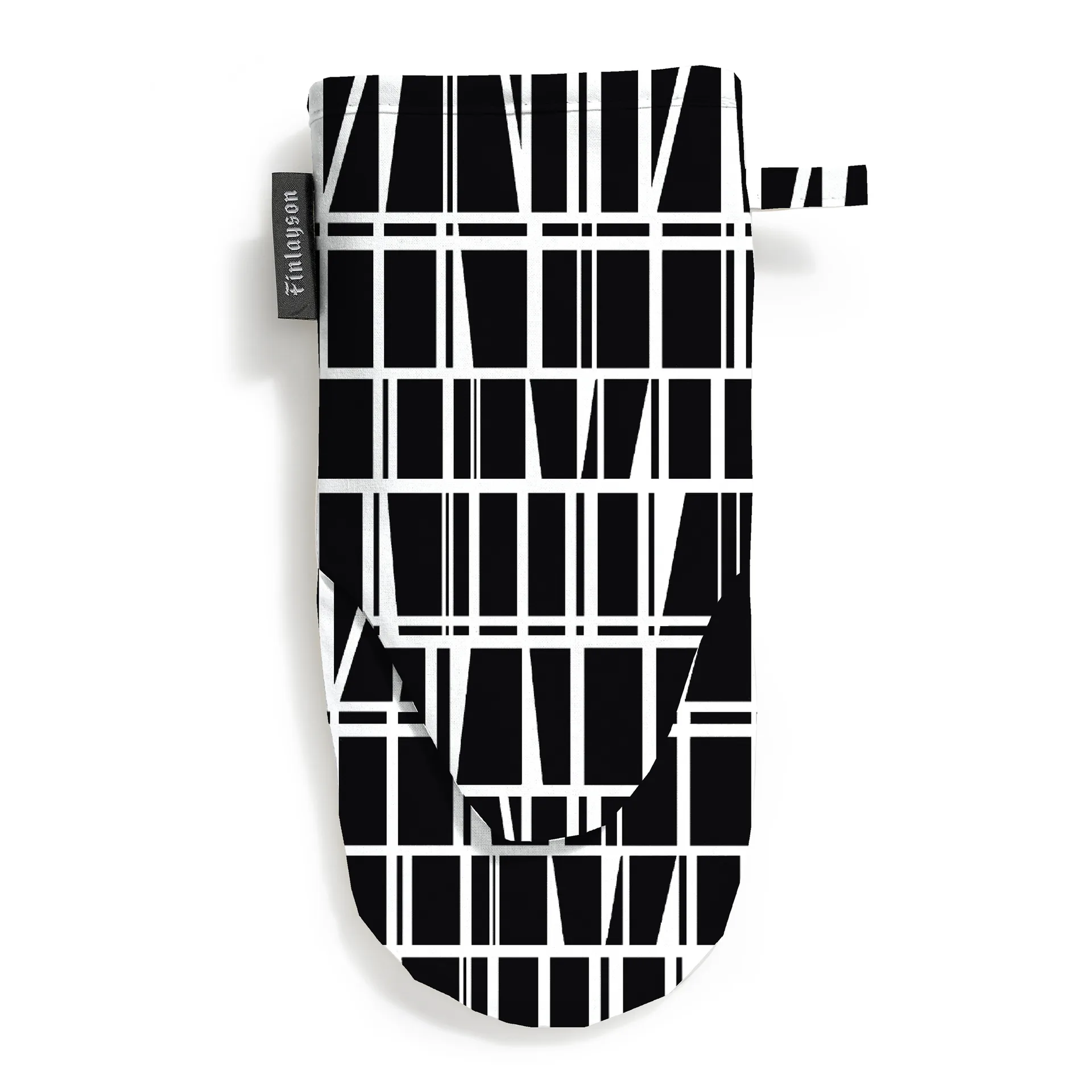 Guante de horno Coronna, negro - blanco Finlayson