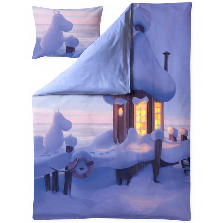Juego de funda nórdica Moominvalley 150x210 cm - invierno - Finlayson