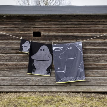 Toalla Mumin, Groke - gris, 70 x 140 cm - Finlayson