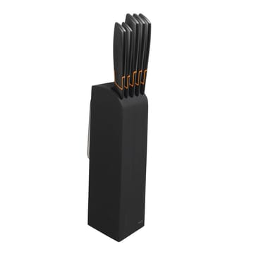 Bloque con 5 cuchillos Edge - negro - Fiskars