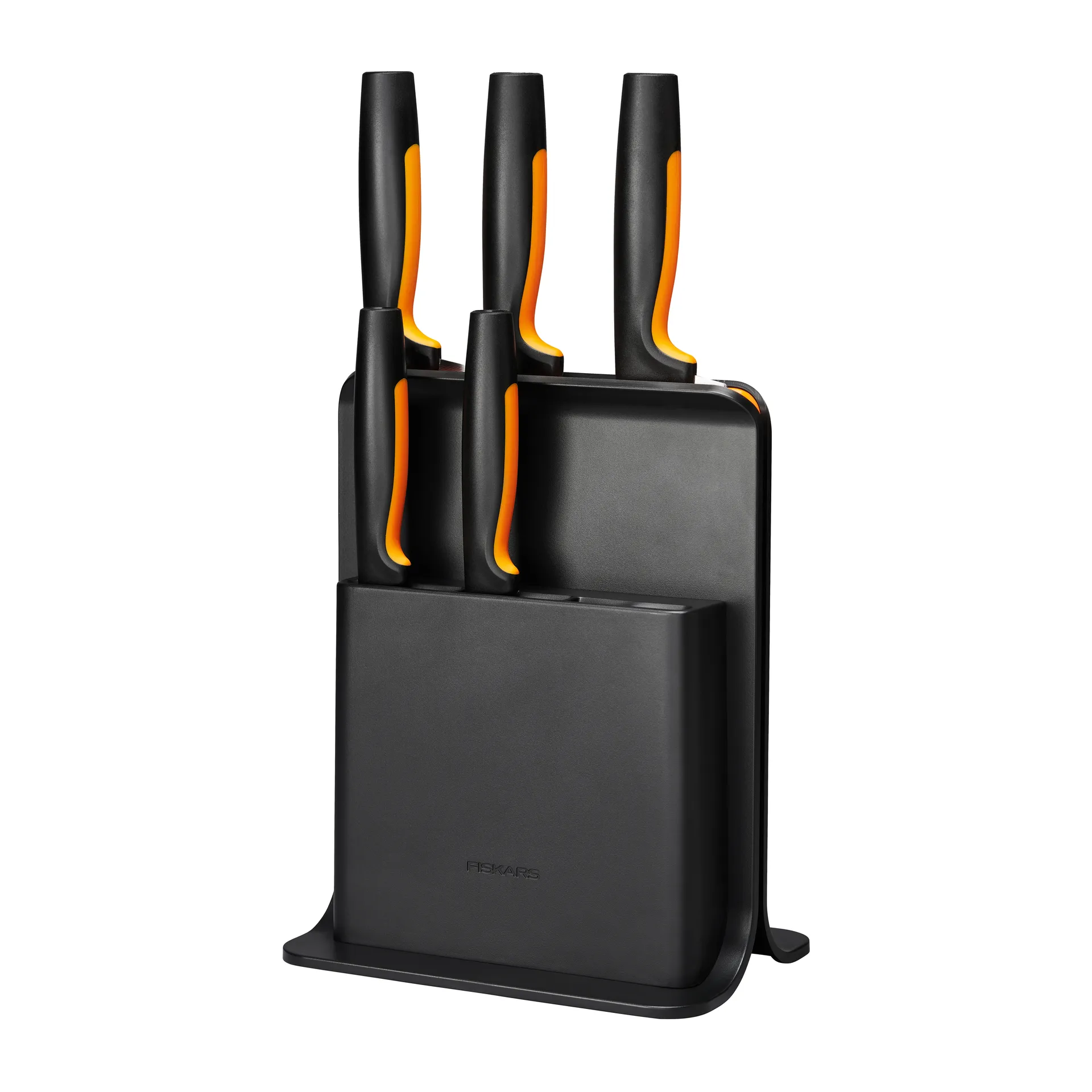 Bloque de cuchillos en plástico con 5 cuchillos Functional Form, 6 piezas Fiskars