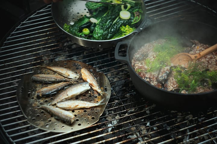 Cesta grill 3 en 1 Norden Grill Chef, Ø30 cm Fiskars