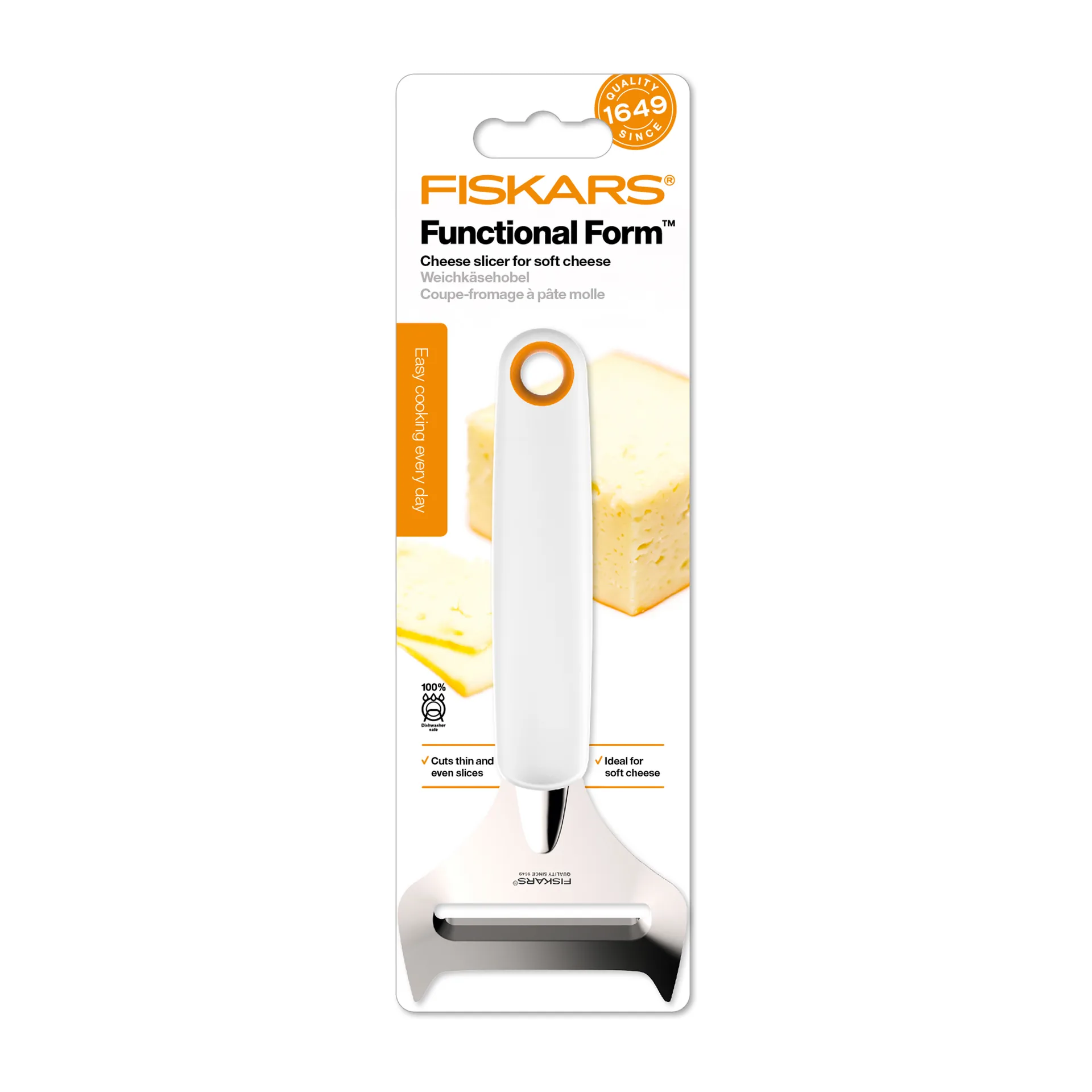 Cortaquesos Functional Form queso blanco, blanco Fiskars