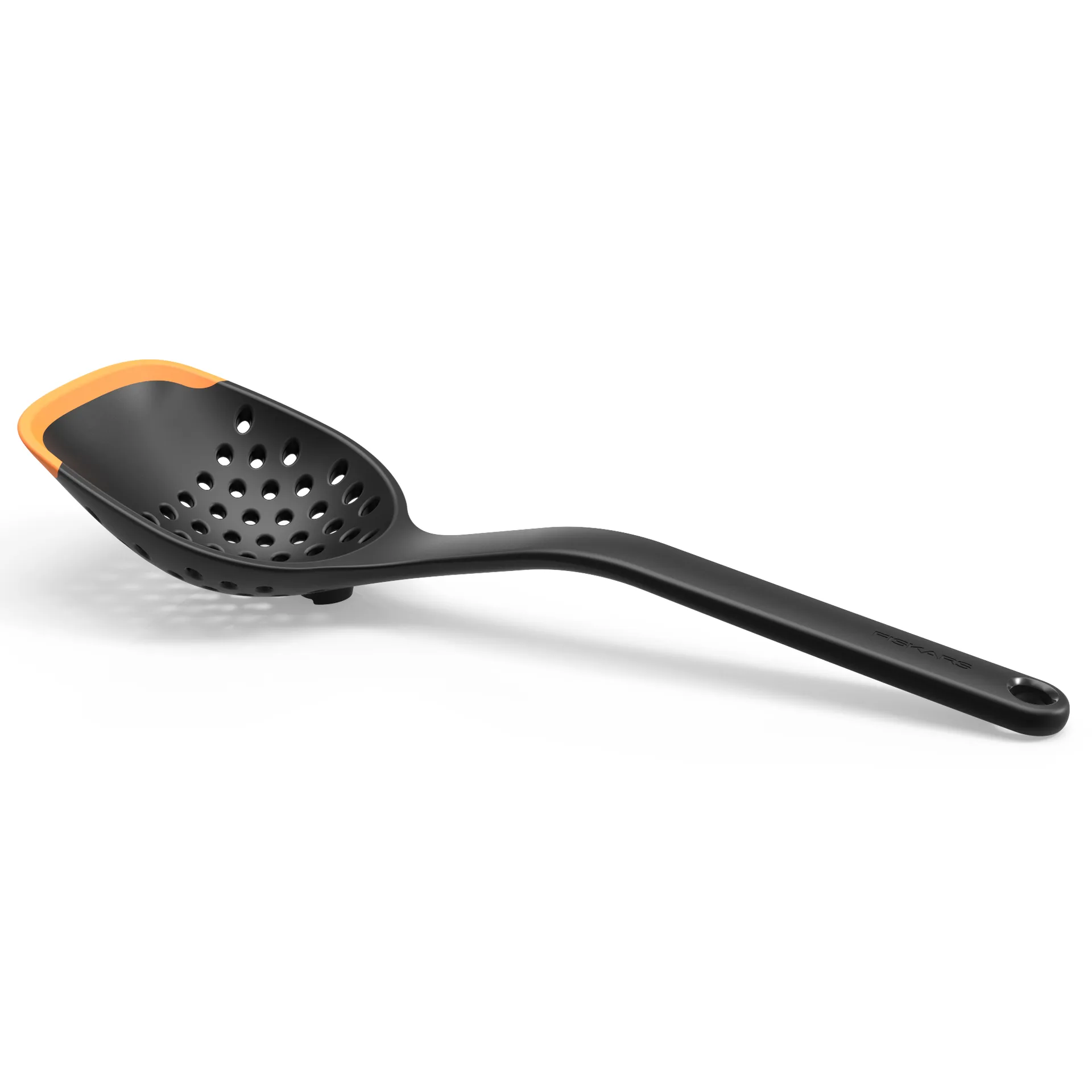Cuchara de cocina con agujeros Functional Form 29,6 cm, negro Fiskars