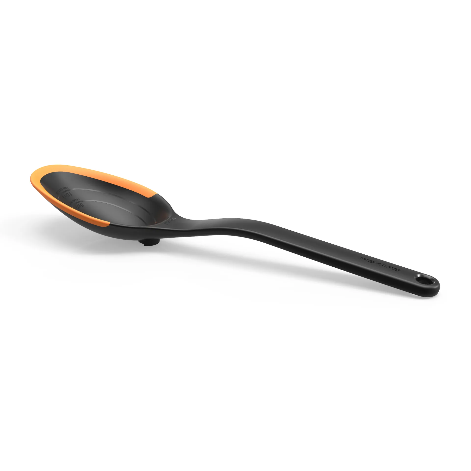 Cuchara de silicona Functional Form 29 cm, negro Fiskars