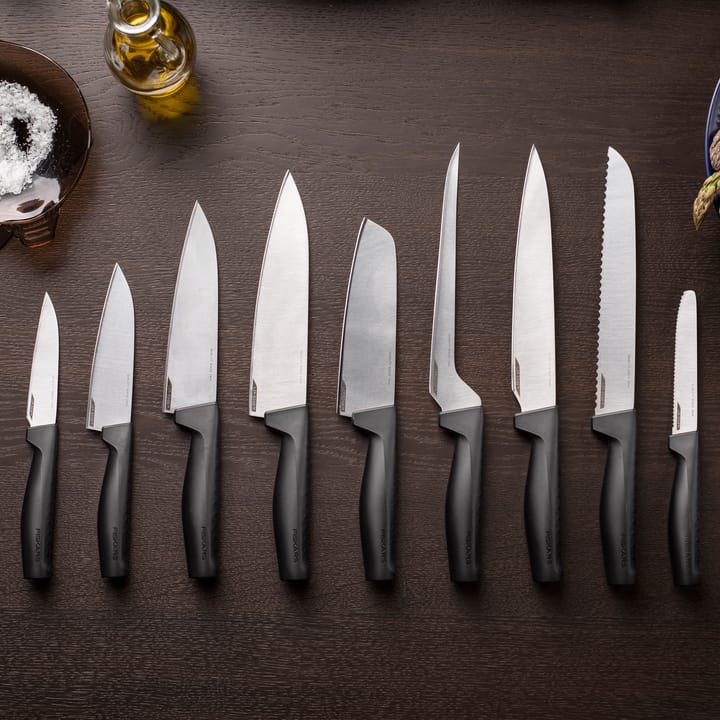 Cuchillo de pan Hard Edge 22 cm, acero inoxidable Fiskars