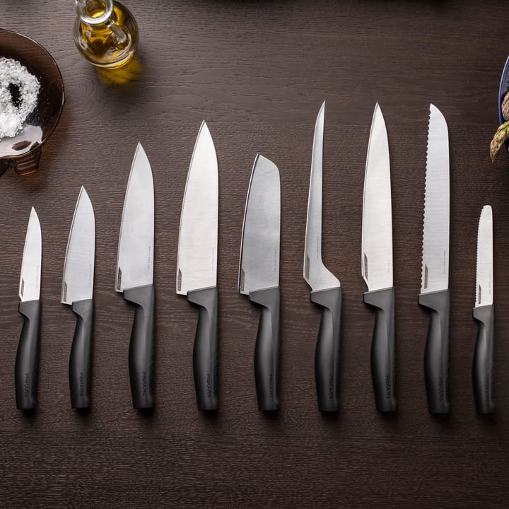 Cuchillo de pan Hard Edge 22 cm - acero inoxidable - Fiskars