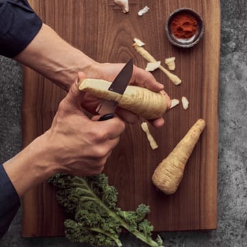 Cuchillo de verduras Titanium 10 cm - negro - Fiskars