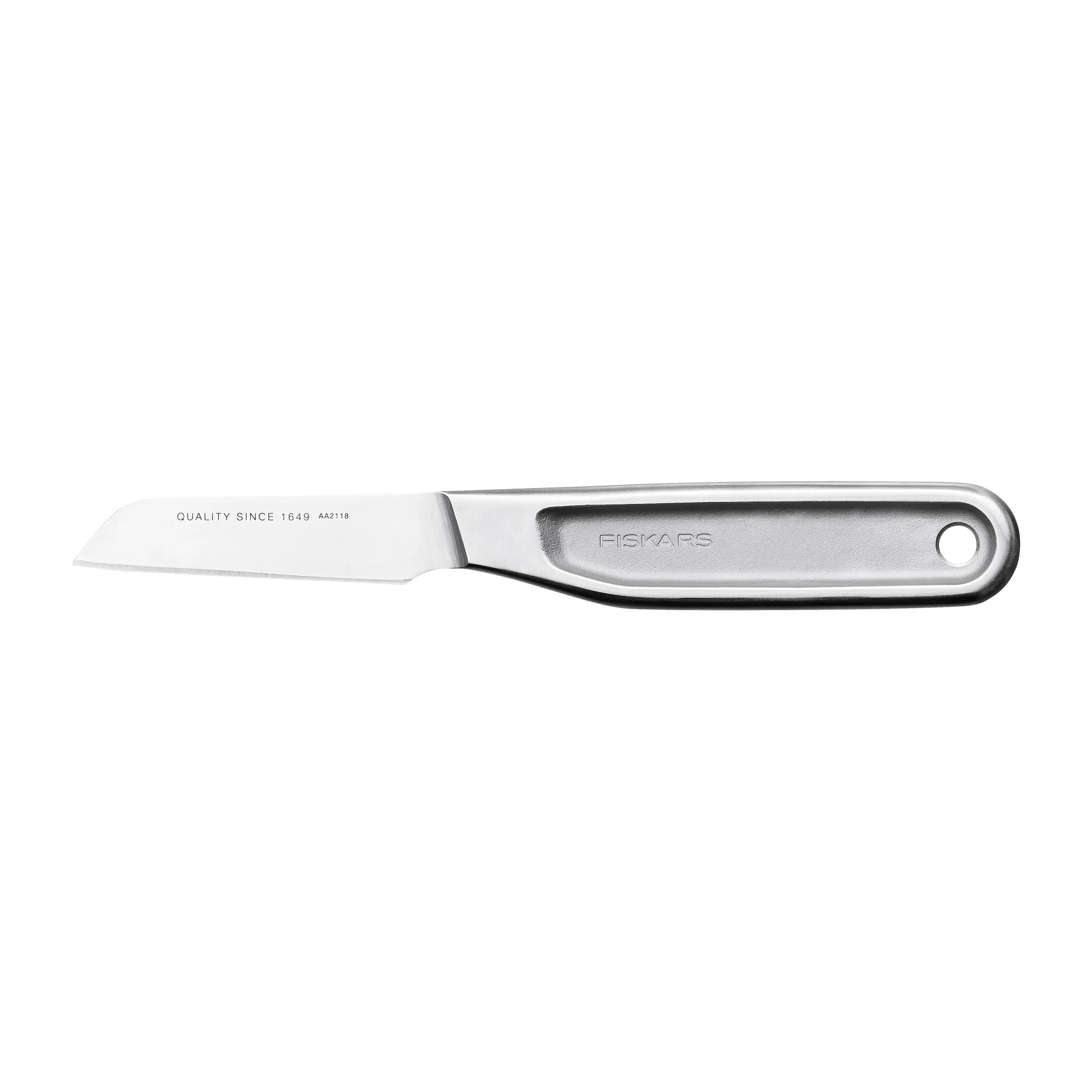 Cuchillo mondador All Steel, 7 cm Fiskars