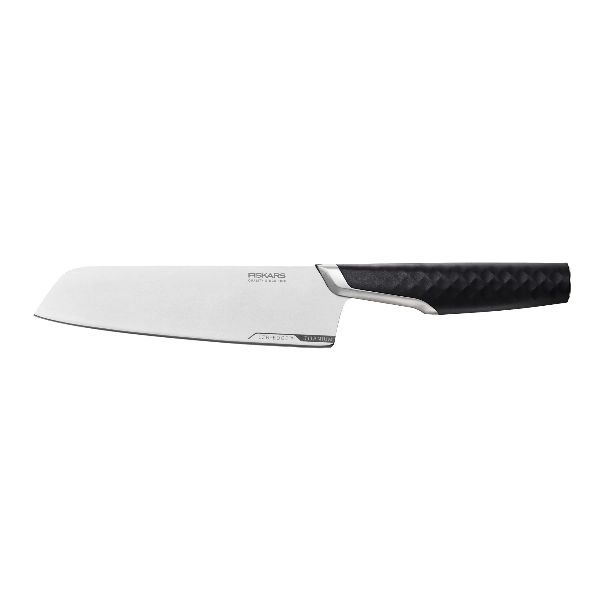Cuchillo santoku Titanium 16 cm, negro Fiskars