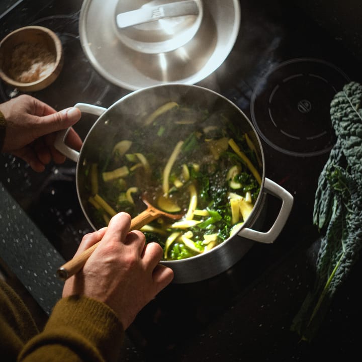 Espátula para wok Norden, Roble-acero inoxidable Fiskars