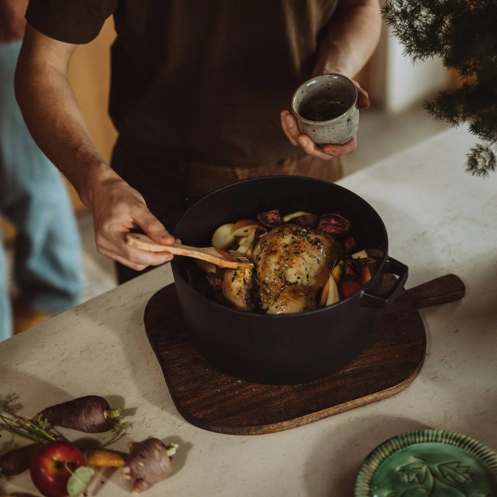 Folken cacerola, Con tapa, 6 l Fiskars