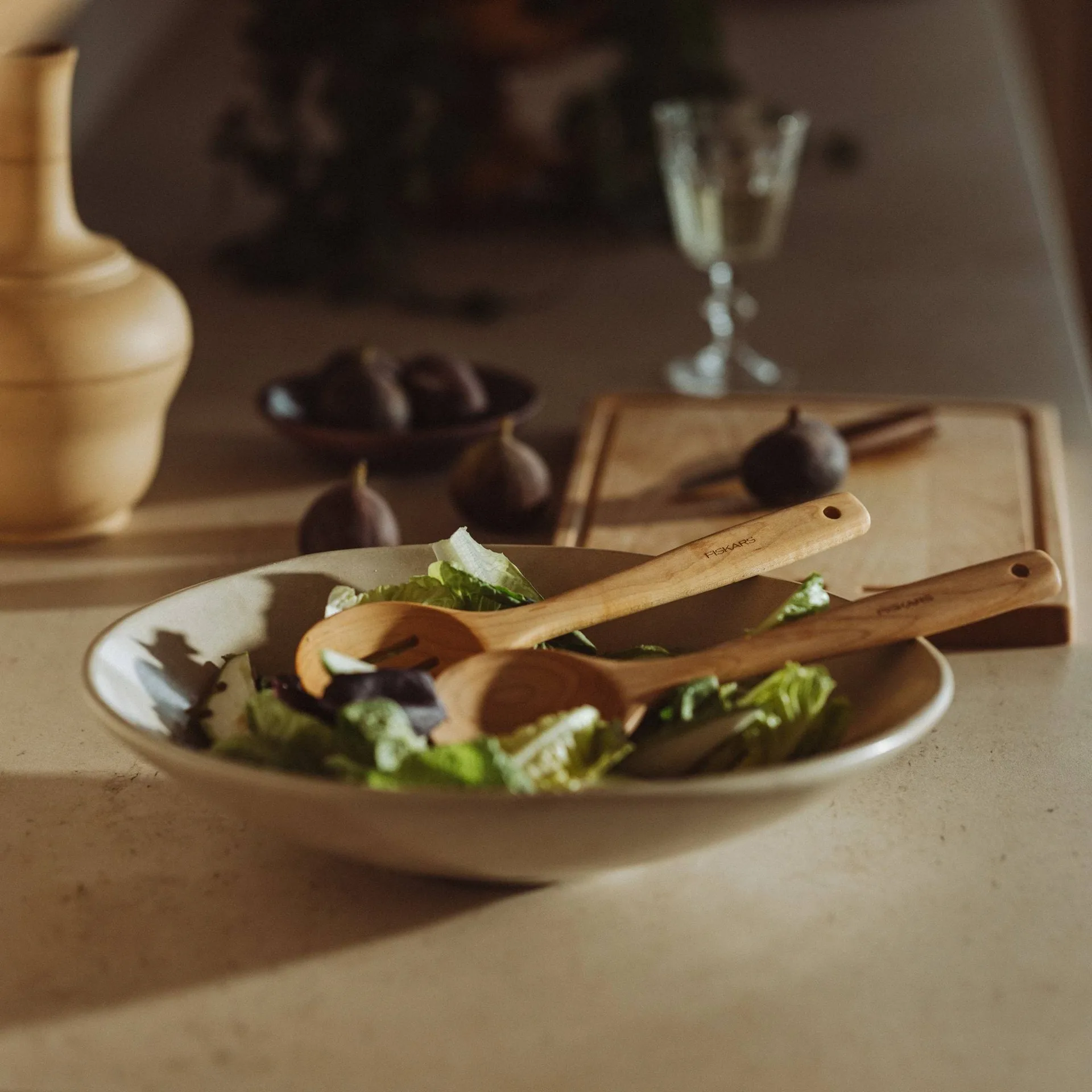 Folken cuchara, Con ranuras Fiskars