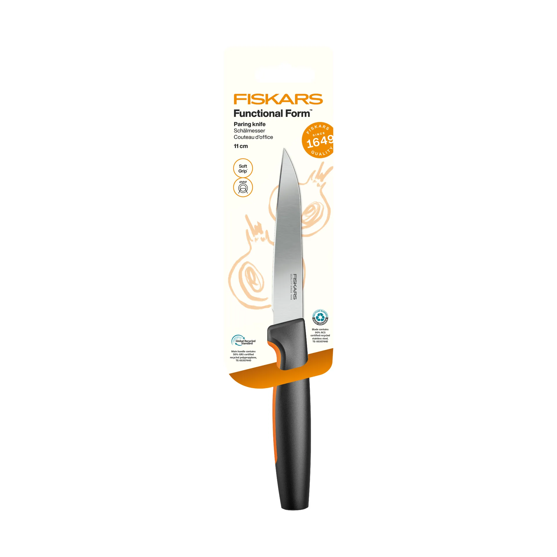 Functional Form cuchillo para verduras, Acero inoxidable Fiskars