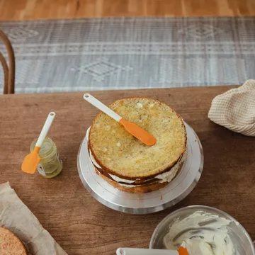 Functional Form espátula y mini espátula de repostería - plástico y silicona, 2 piezas - Fiskars
