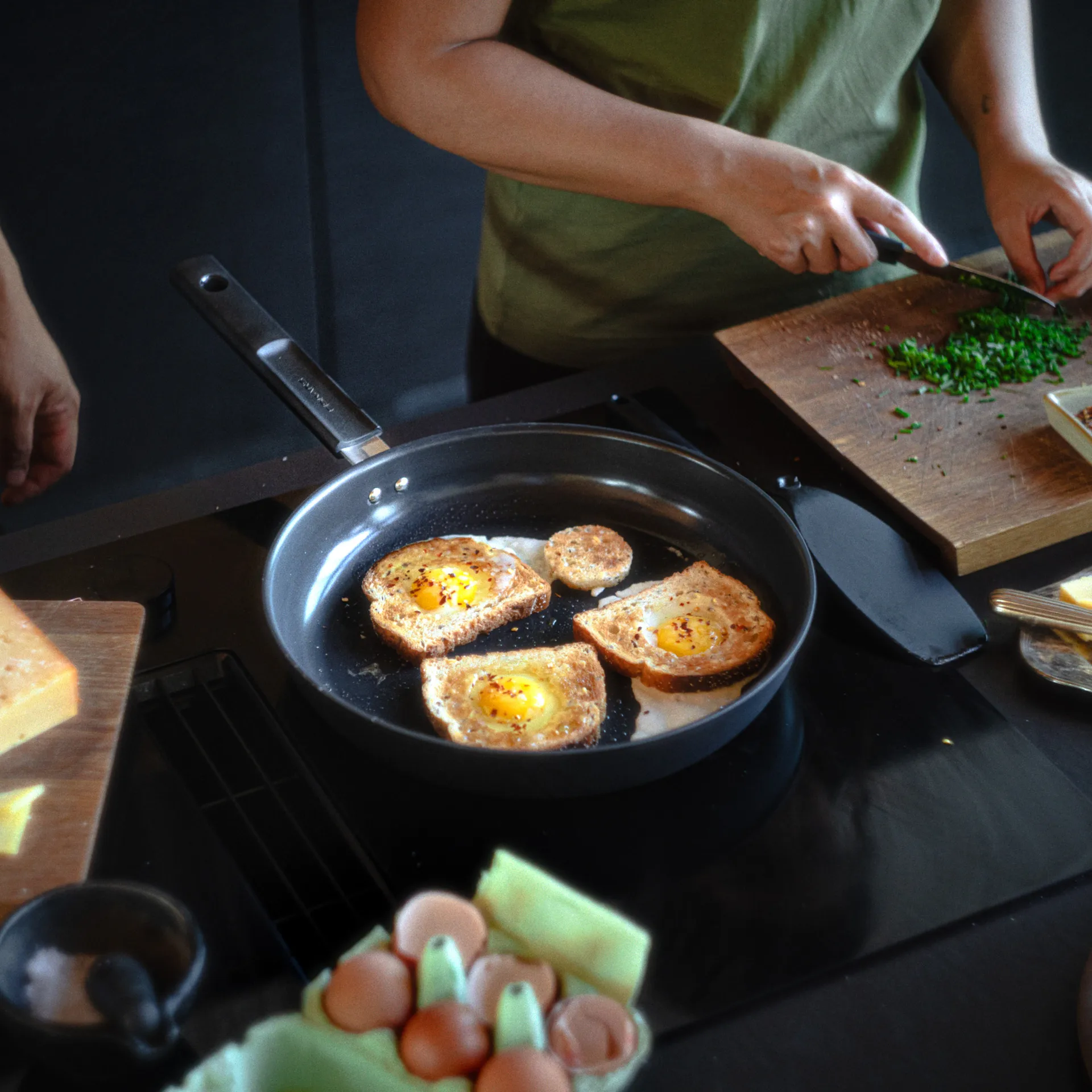 Hard Face sartén Ceratec Superior, 30 cm Fiskars