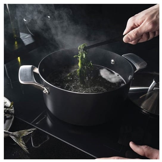 Olla con tapa Taiten 3,5 l, Negro Fiskars