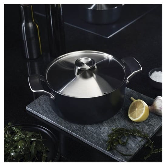 Olla con tapa Taiten 3,5 l, Negro Fiskars