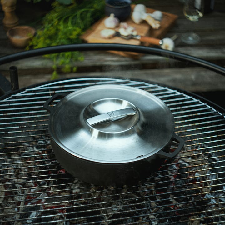 Olla Norden Grill Chef hierro fundido-acero inoxidable, Ø30 cm Fiskars