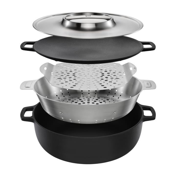 Olla Norden Grill Chef hierro fundido-acero inoxidable - Ø30 cm - Fiskars