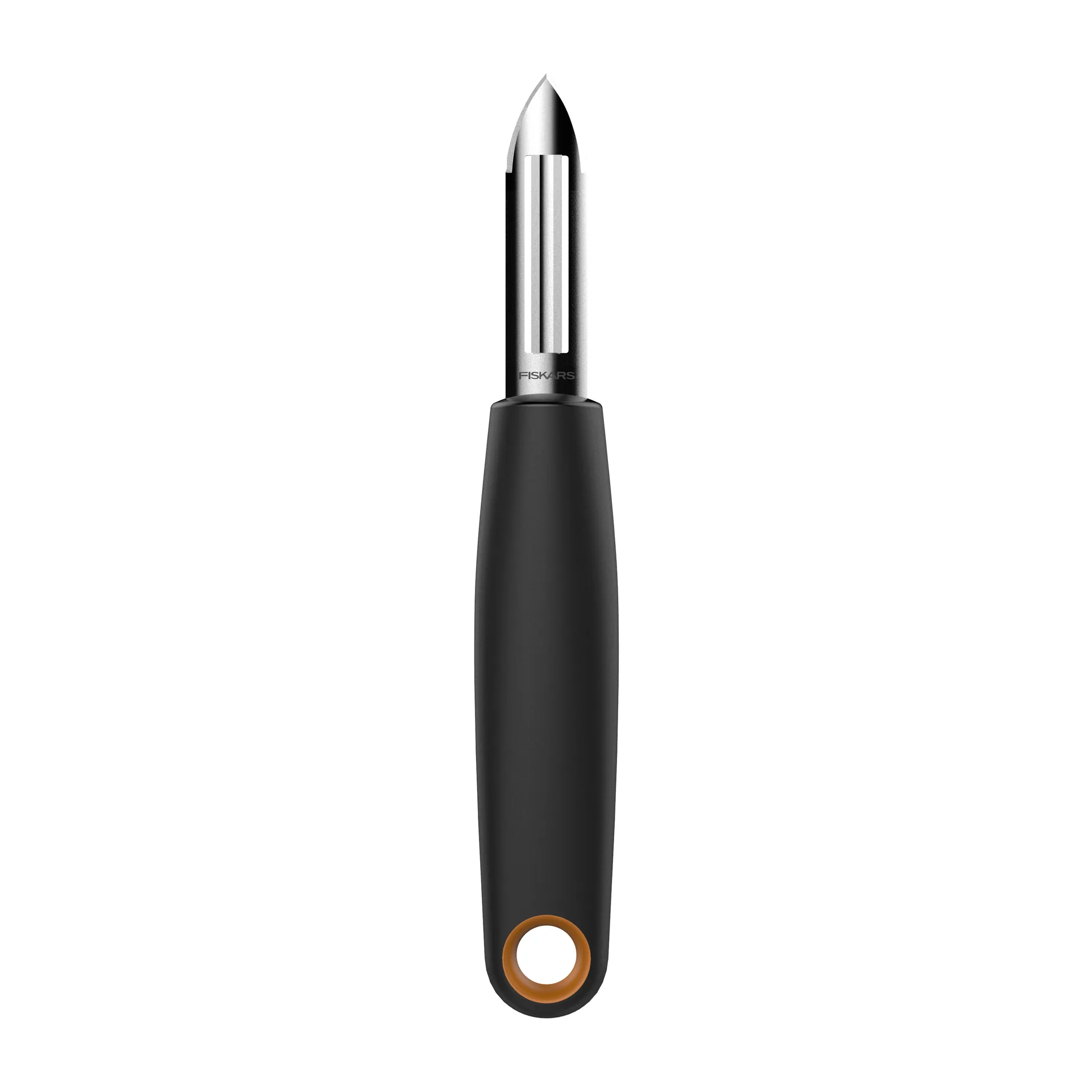 Pelador de patata Functional Form hoja fija, negro Fiskars