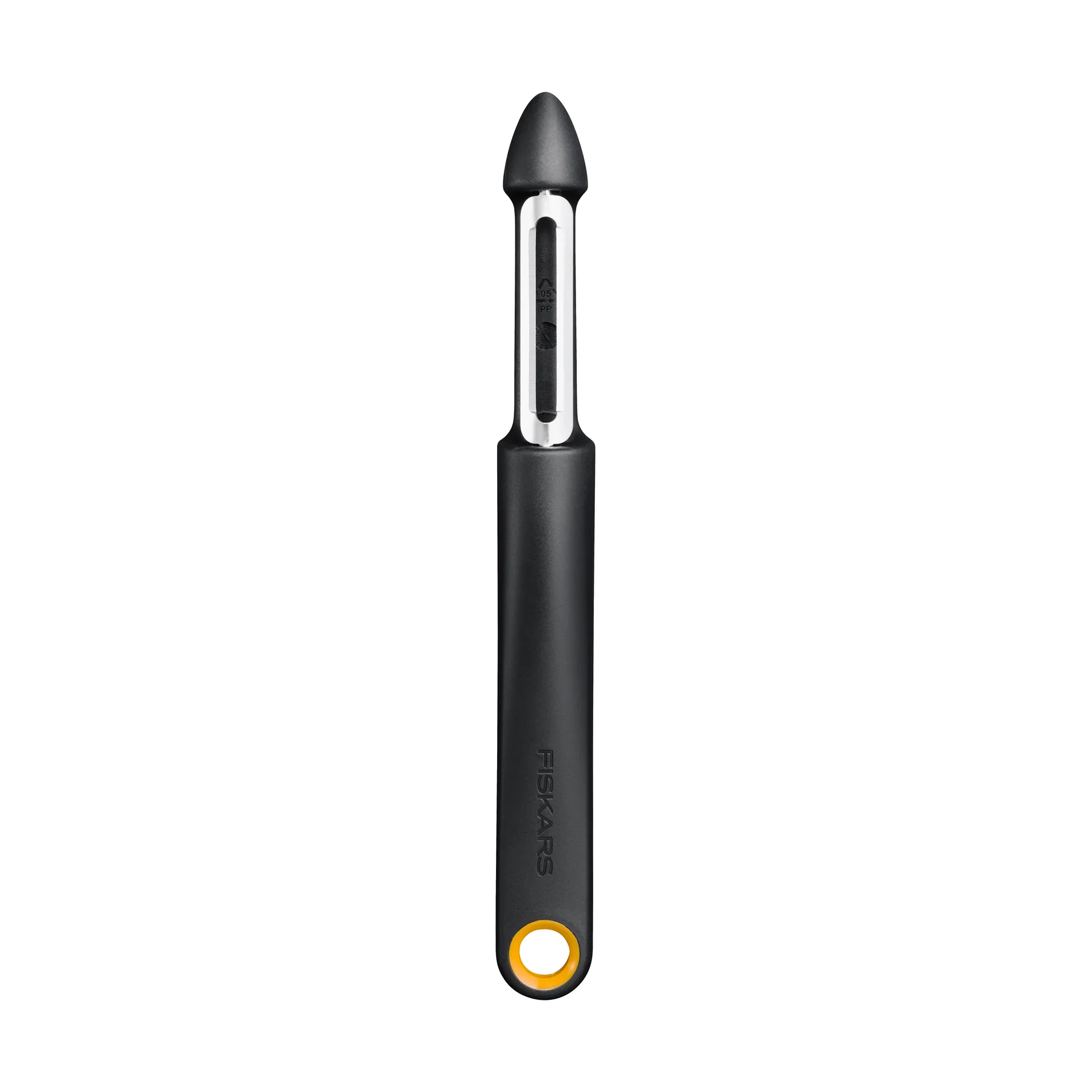 Pelador Functional Form, Negro, hoja móvil Fiskars