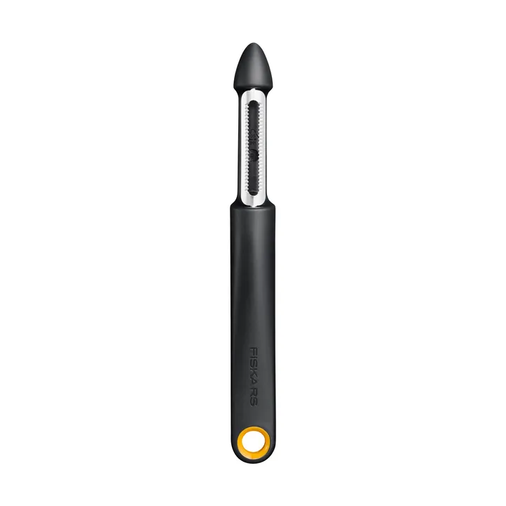 Pelador Functional Form - Negro, pelador de fruta, hoja móvil - Fiskars