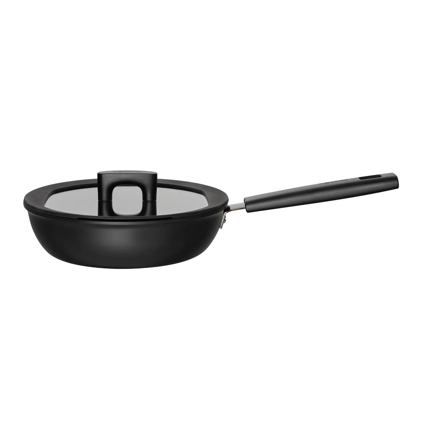 Sartén de saltear con tapa Hard Face, 24 cm Fiskars