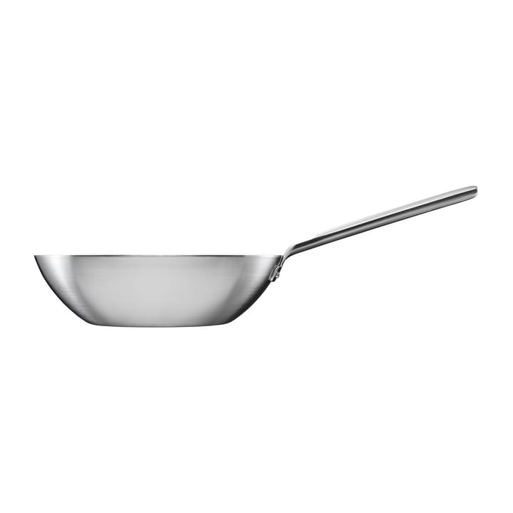 Sartén wok acero inoxidable sin revestimiento Norden Steel, Ø28 cm Fiskars