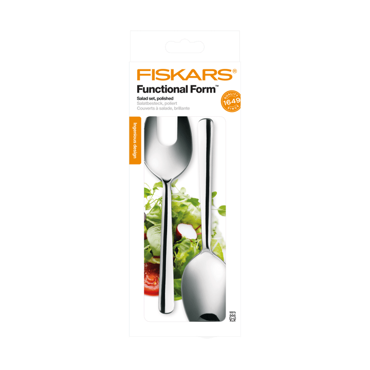 Set de 2 cubiertos de ensalada Functional Form, Brillante Fiskars