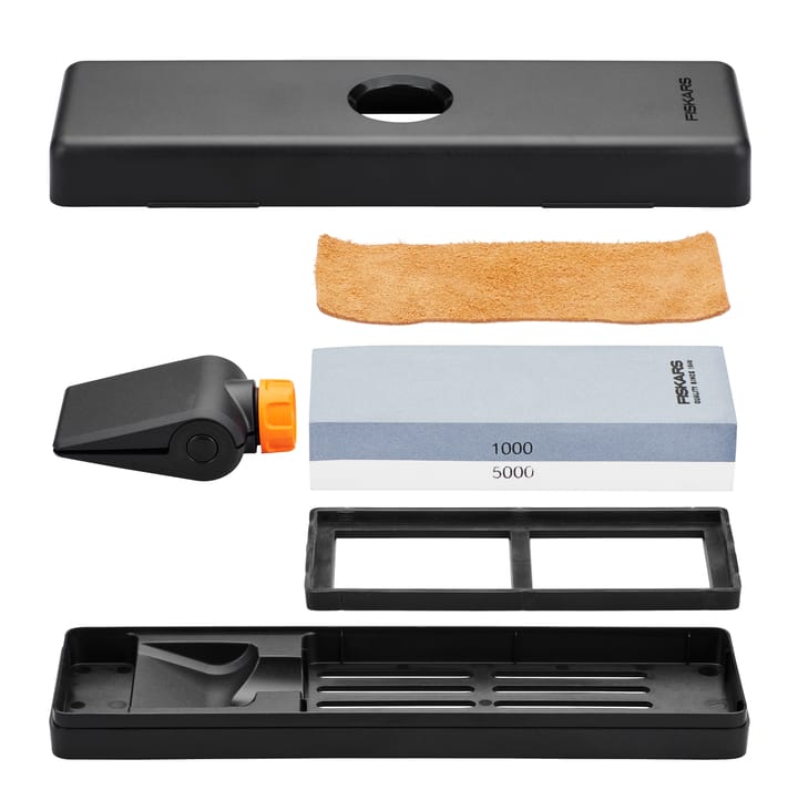 Set de afilador Fiskars - negro-naranja - Fiskars