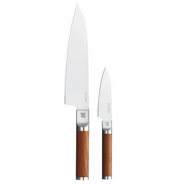 Set de cuchillos, cuchillo de chef + cuchillo para verduras Norden 2 piezas - Acero inoxidable-abedul - Fiskars
