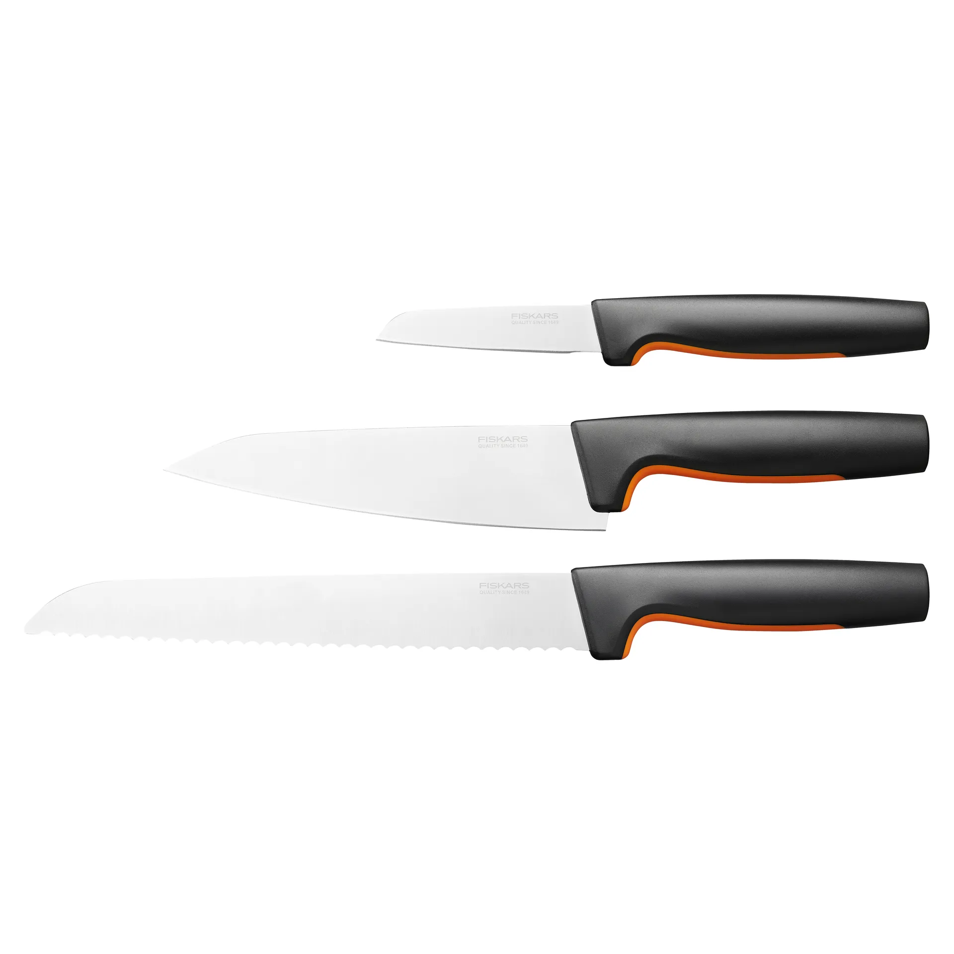 Set de cuchillos de cocina Functional Form, 3 piezas Fiskars