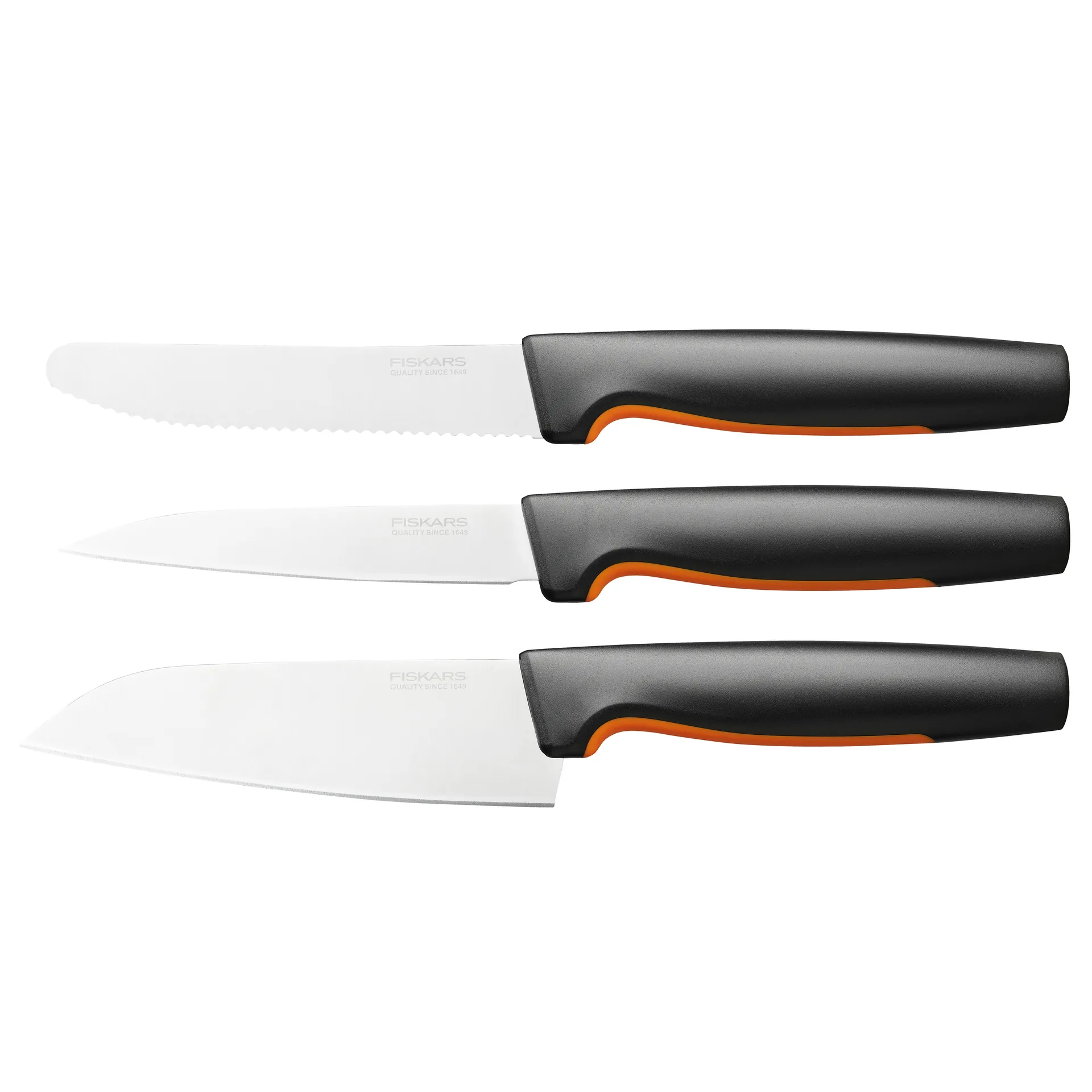 Set de cuchillos favoritos de cocina Functional Form, 3 piezas Fiskars