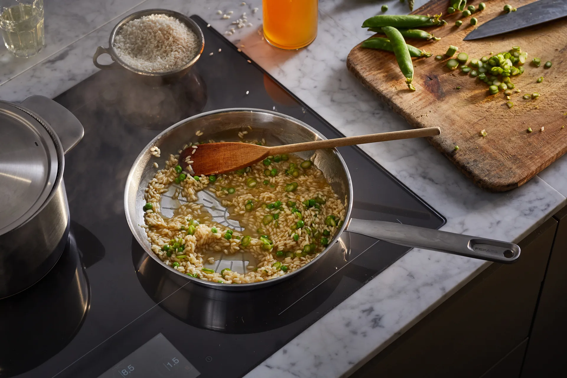 Set de sartenes All Steel Pure, 2 piezas Fiskars